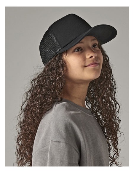 BEE-B645B-Junior Vintage Snapback Trucker 2